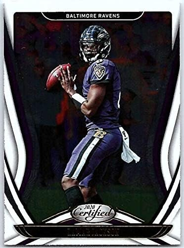 2020 Panini Certified Football 77 Lamar Jackson Baltimore Ra