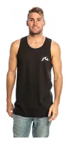 Comprar Remera Musculosa Rusty Competition Negra Hombre Original