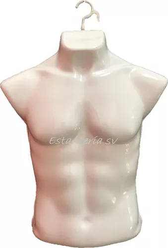 10 Maniquí Exhibidor Hombre Torso Molde Para Ropa Plástico