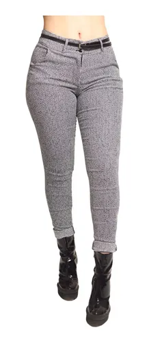 Pantalon De Vestir De Dama Formal Casual Moda Stretch Cuotas