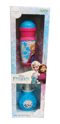 Microfono Frozen Tv Luz Sonido Aplausos Ditoys Ploppy 692255