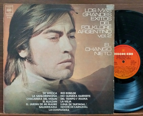 El Chango Nieto Los Más Grandes Éxitos 2  Folklore Lp 1973