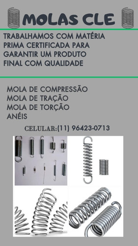 Fabricação De Molas , Travas , Anéis...