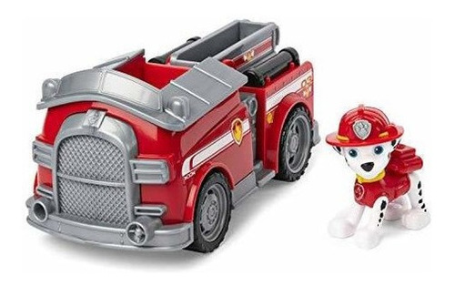 Paw Patrol, Vehiculo De Bomberos De Marshall Con Figura Cole