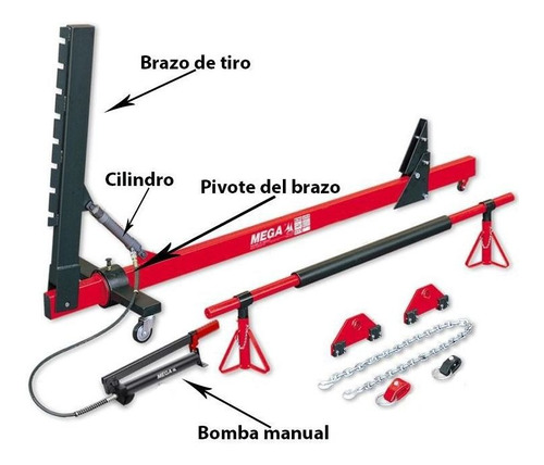 Enderezador De Chasis Y Carroceria Mega 10 Toneladas.