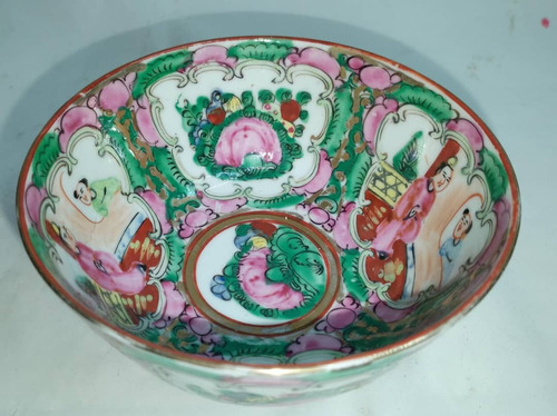 Bowl De Porcelana China Pintada A Mano Escenas Con Dibujo Ce