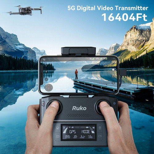 Dron F11gim2 Con Cámara 4k Y Retorno Automático Gps Negro