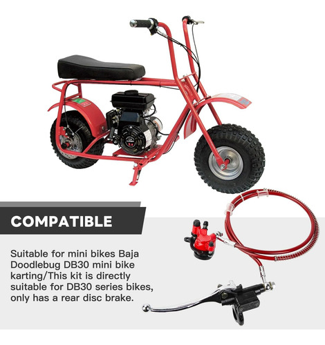 Kit De Freno Hidráulico Para Mini Bicicleta Senjwarm 7/8 Pul
