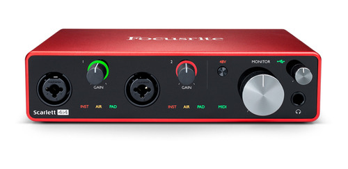 Interfase De Audio Focusrite Scarlett 4i4 ¡nueva Generacion!