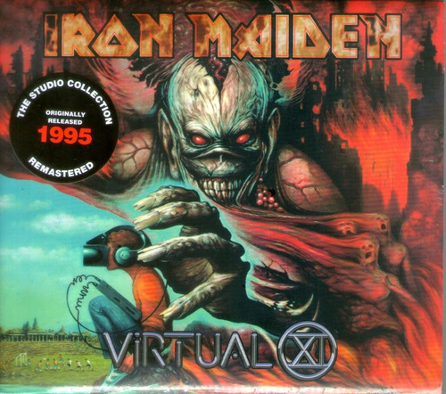 Iron Maiden Virtual Xi Cd Remaster Usa Metallica Wasp Ciudad