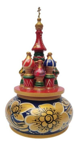 Figura Kremlin Musical Ruso Adornos Y Decoracion Casa Madera