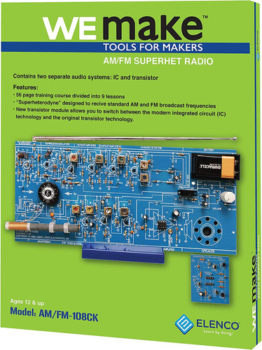 Elenco Kit De Radio Am/fm, Interruptor Entre Circuitos Integ