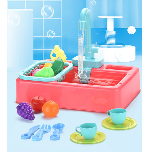 Juguetes Para Fregadero De Cocina Con Agua Corriente, 19 Pie