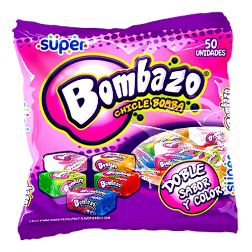 Chicle Bomba Bombazo - Bolsa X 50 Und
