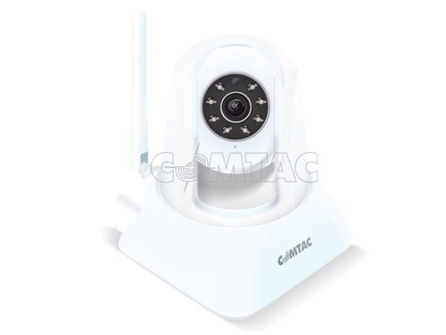 Câmera Ip De Monitoramento Remoto Wi Fi Comtac 9267 Branca