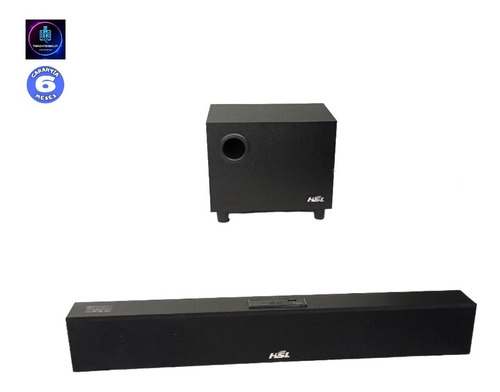 Imagen 7 de 8 de Parlante Barra Sonido Subwoofer Tv / Bluetooth / Usb / 3.5mm