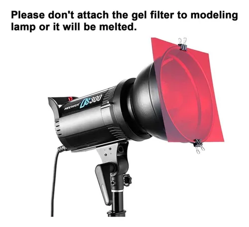 Filtro De Iluminación Universal Flash Gels Ts-1 De 7.8 X 7