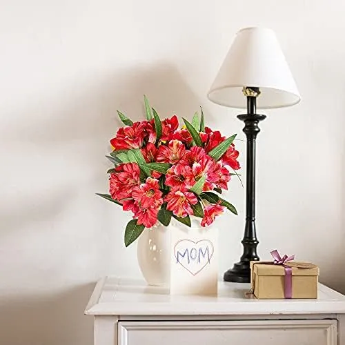 Grand Verde Amaryllis Flores Artificiales De 180 In De De 4