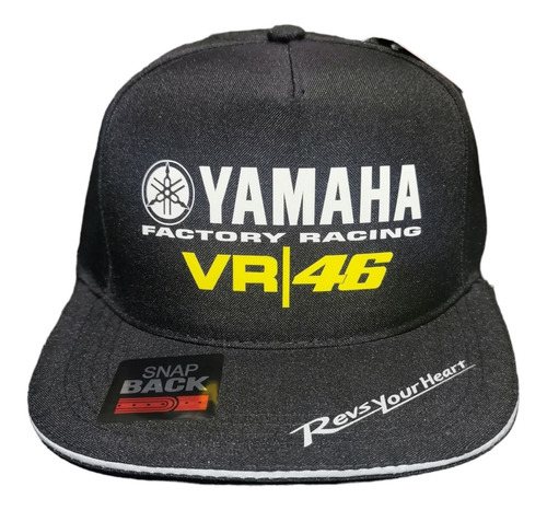 Gorra Plana Yamaha Vr 46 Reflectiva