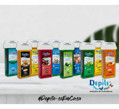 Kit Cera Roll-on Epilação Algas M. 10x140g Rollon Rolon