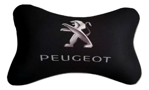 Almohadon Cervical Apoya Cabeza Viscoelastico Logo Peugeot