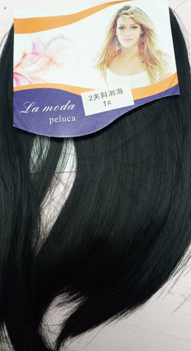 Imagen 2 de 2 de Flequillo Postizo De Pelo Sintetico