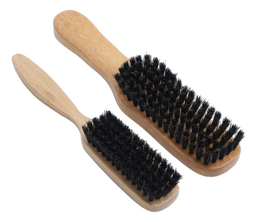 Cepillo Para Barba, Mango Ergonómico Y Bigote, 2 Unidades