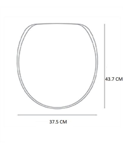 Imagen 2 de 5 de Asiento Tapa Ariel Inodoro Capea Italiana Herraje Cromo 220m