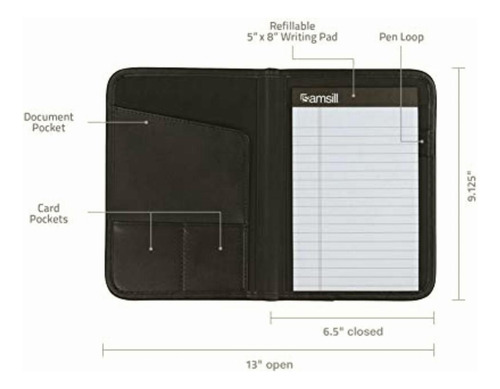 Samsill Professional Carpeta De Reanudación/cartera De