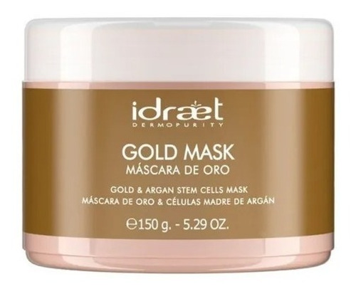 Idraet Gold Mask Mascara De Oro Y Celulas Madre Efecto Shock