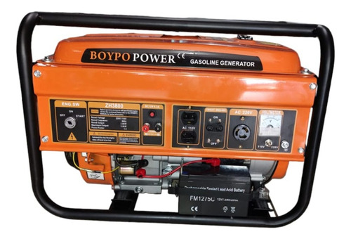 Generador De Luz Boypo Power 3000w Con Marcha 7hp 110/220v