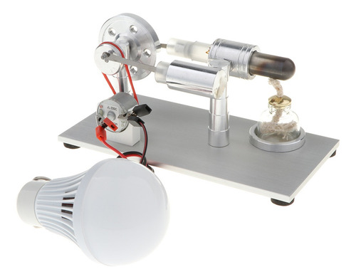 Motor Stirling A Baja Temperatura Lámpara De Luz De