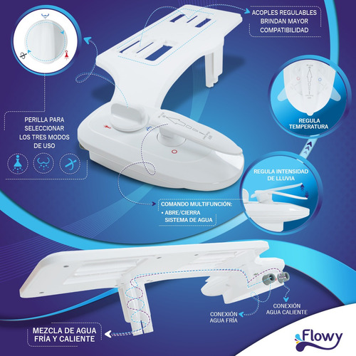 Imagen 6 de 10 de Bidet Universal Para Inodoro Innovador Adaptable Frío/calor!