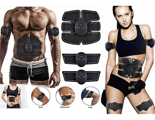 Electro Estimulador Abdominal Reductor Fitness Gym Six Pack