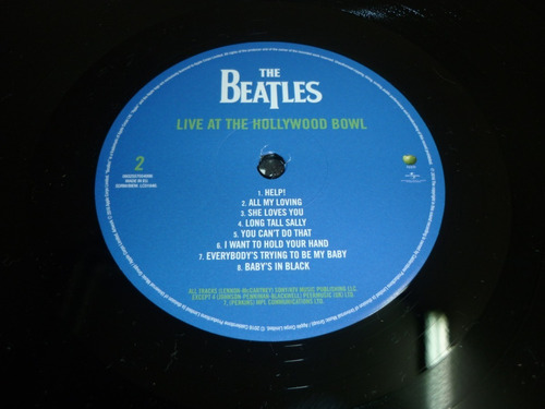 The Beatles Live At The Hollywood Bowl Vinilo Lp Us Mint (Usado)