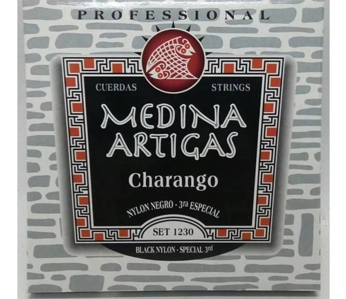 Encordado Charango Medina Artigas 1230 Nylon 3º Especial