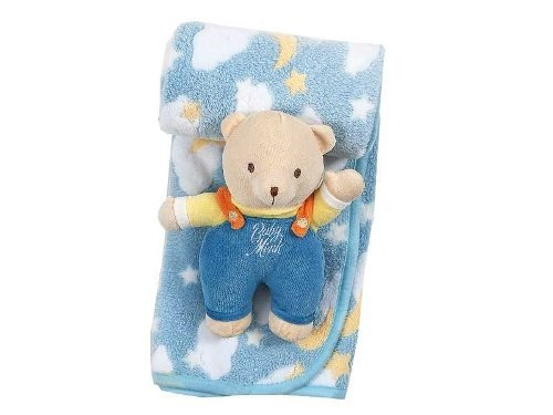 Frazada Peluche Amigoso 0 A 24 Meses-azul Cobija Baby Mink