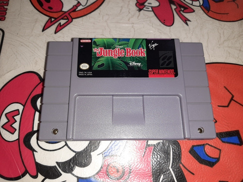 The Jungle Book De Super Nes,original Y Funciona,super Nes.