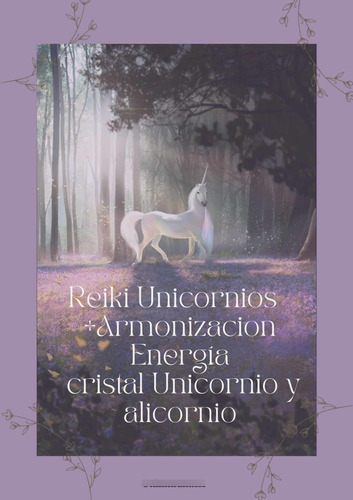 Curso Reiki Unicornios Y Armonización Energía Cristal 