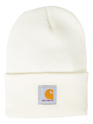 Carhartt - Gorro De Punto Para Hombre, Blanco Profundo De In