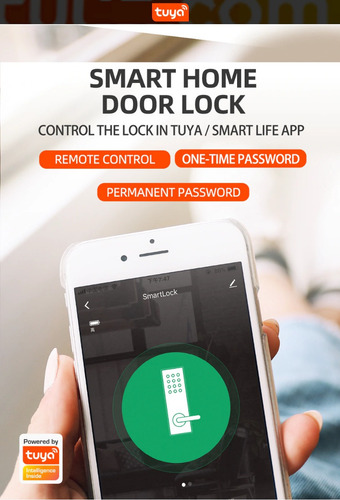 Imagen 4 de 10 de Cerradura Chapa Smart Inteligente Biometrica Digital Wifi X2