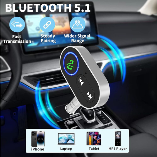 ~? Receptor Bluetooth Aux Para Coche, Sdncie Bluetooth 5.1 R