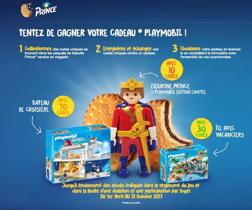 Playmobil Promocional Figura Principe Galletero Retromx (Usado)