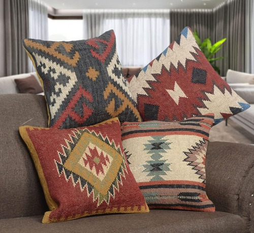 Funda De Cojín Estilo Boho, Set De 4 Unidades - Funda De Coj