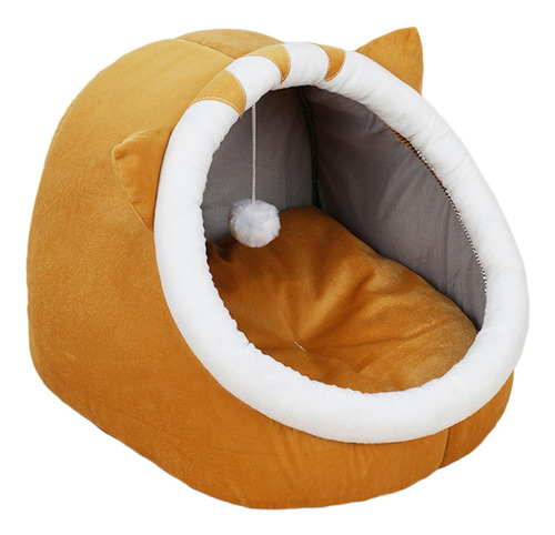 Cama Para Gatos, Casa Cueva, Tiendas De Gato Amarillo L