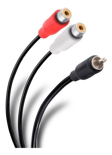 Adaptador Duplex Cable Plug Rca A 2 Jacks Rca 15cm Steren