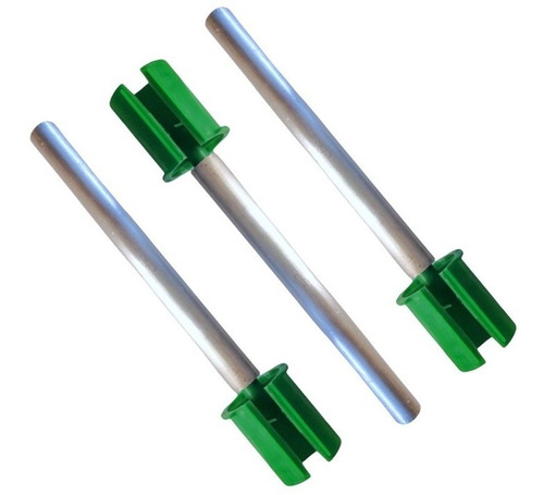 3 Barra Magnesio Para Calentador Solar C/adaptador Plástico