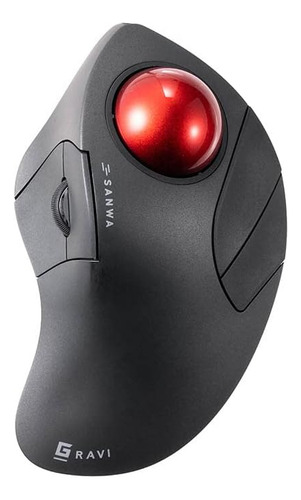 Trackball Inalámbrico Ergonómico Sanwa Bluetooth 5.1 + 2...