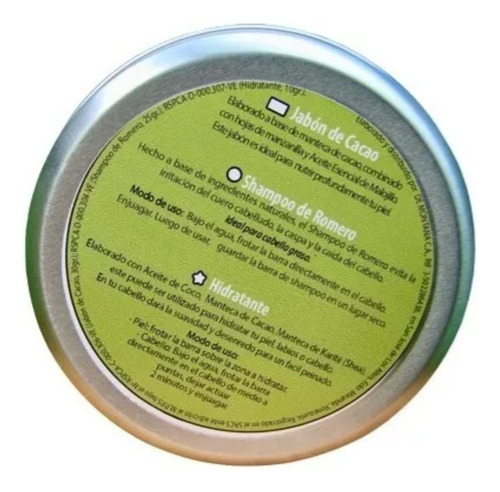Kit Viajero Jabon Biodegradable De Montaña