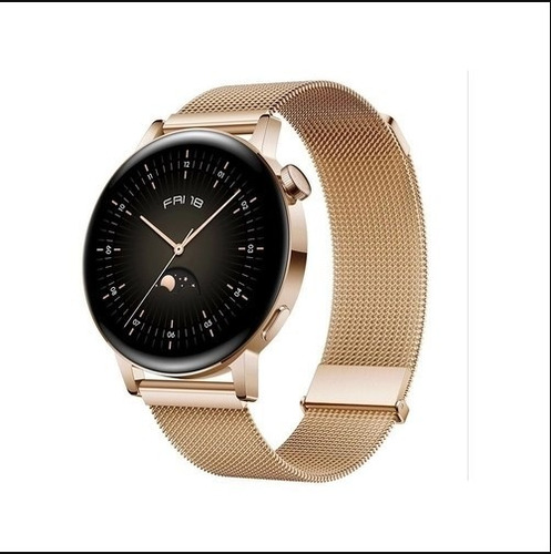 Smartwatch Huawei Watch Gt3 42mm Bluetooth Tela Hd Dourado